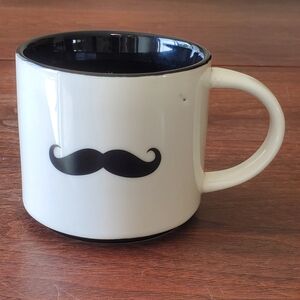 Pier 1 Imports Mustache Mug Cup